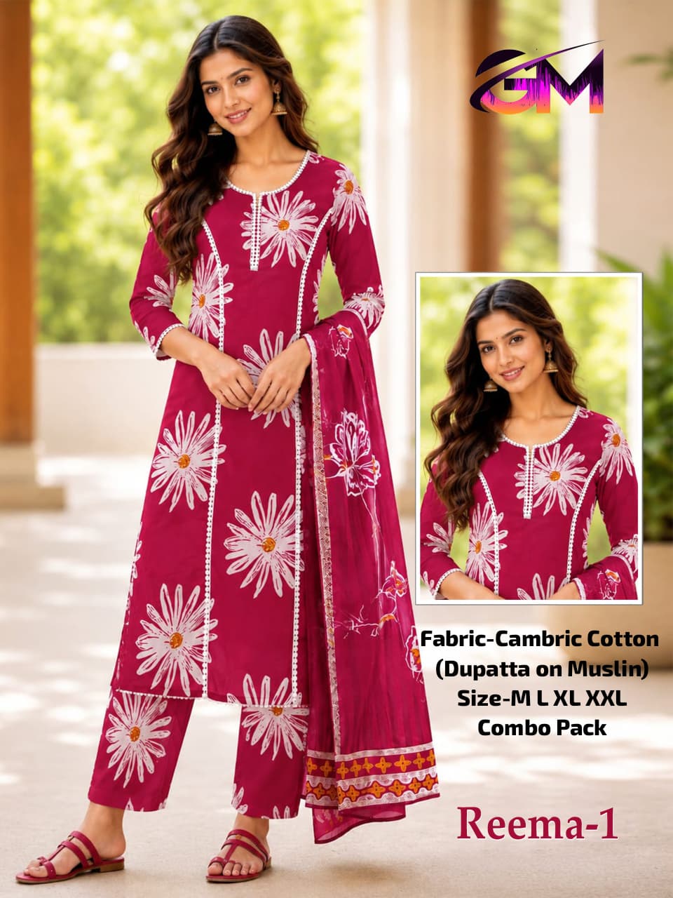 Cotton 3Pcs Suit AD1206