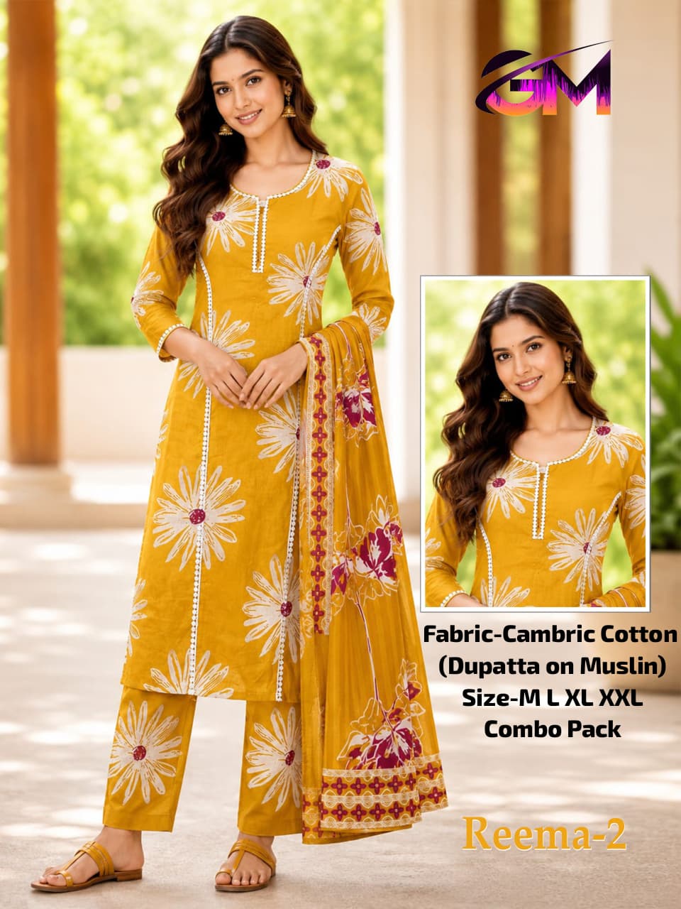 Cotton 3Pcs Suit AD1207