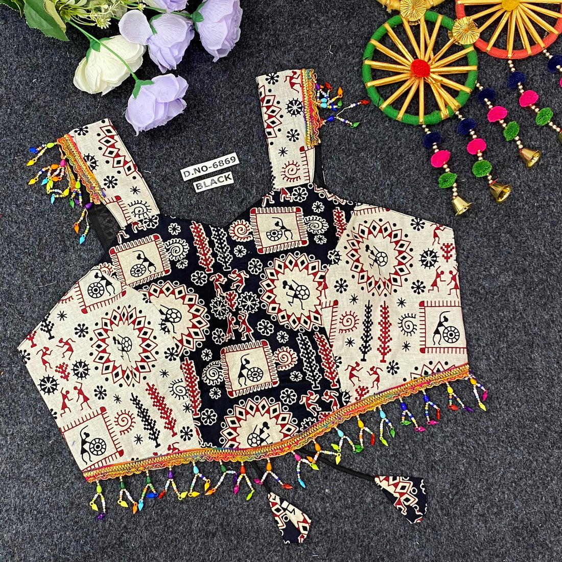 Navratri Spaghetti Cotton Print AD9021 image 1