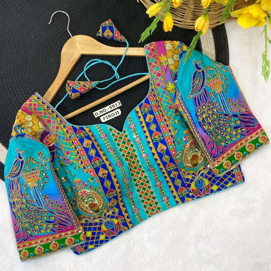 Navratri Viscose Position Blouse AD9005 image 1