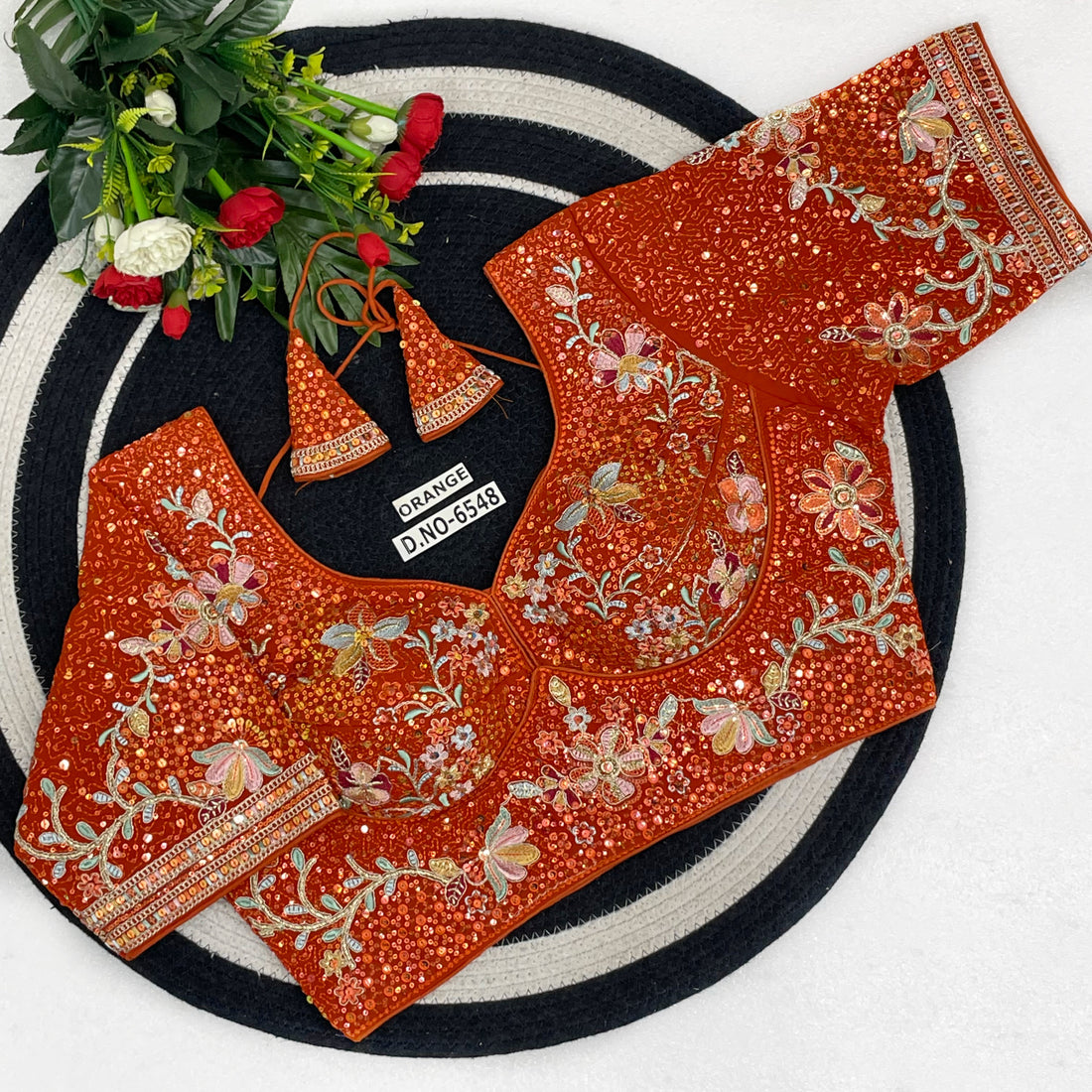 Fox Georgette Embroidery Blouse AD9007